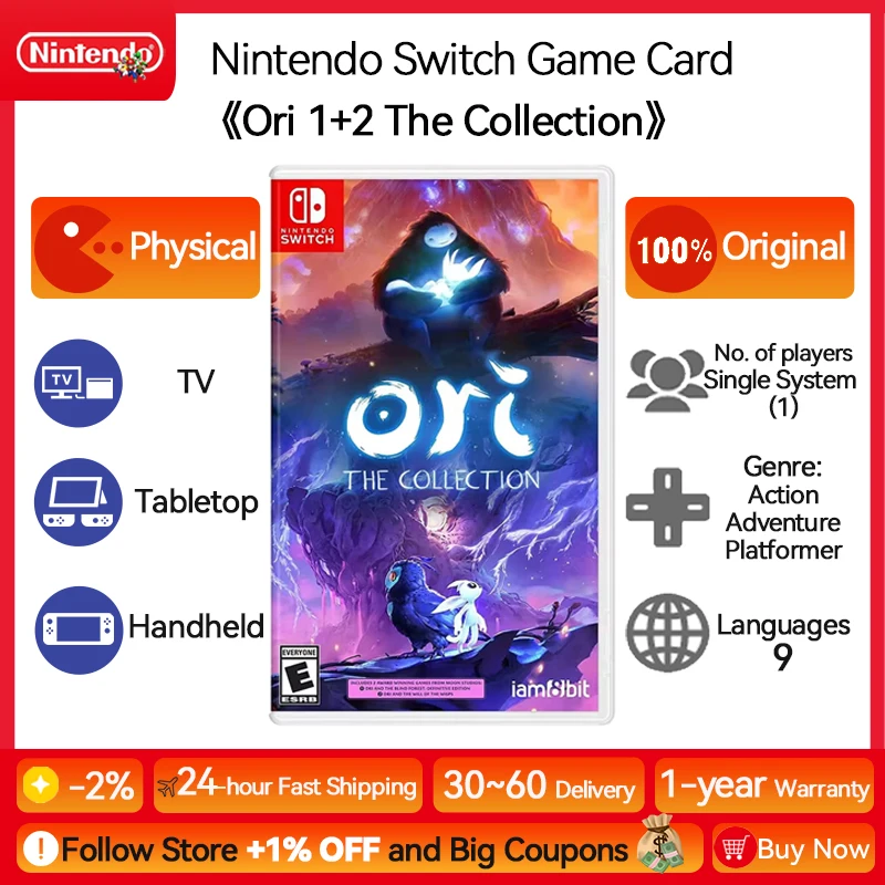 Ori and the Blind Forest + Ori and the Will of the Wisps para Nintendo Switch: La Mejor Compra para Amantes de los Juegos de Aventura y Plataformas