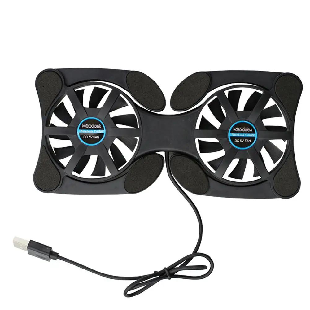 USB Laptop Cooling Fan Stand Notebook Foldable Folding Fan Cooler Notebook Cooling Pad Radiator Cooler Master For 14in Note D7T5