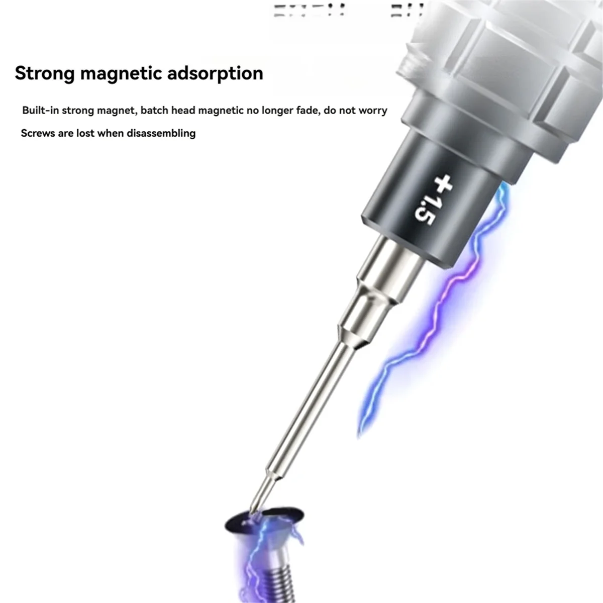 A002 RL-730A 5PCS Screwdriver Strong Magnetic Suction, Extra Hard S2 Steel Bit Repair Tools