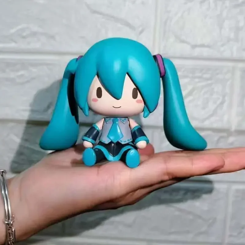 Hatsune Miku Q-Version Cartoon-Figur, japanische Silikon-Cartoon-Figur in hoher Qualität für Tischdekoration 2026 – Detail 1