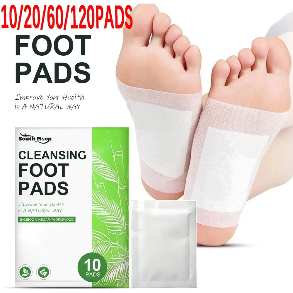 

60pcs PADS Cleansing Foot Pads Detox Foot Patch Bamboo Pads Patches With Foot Care Tool Improve slimming Foot sticker