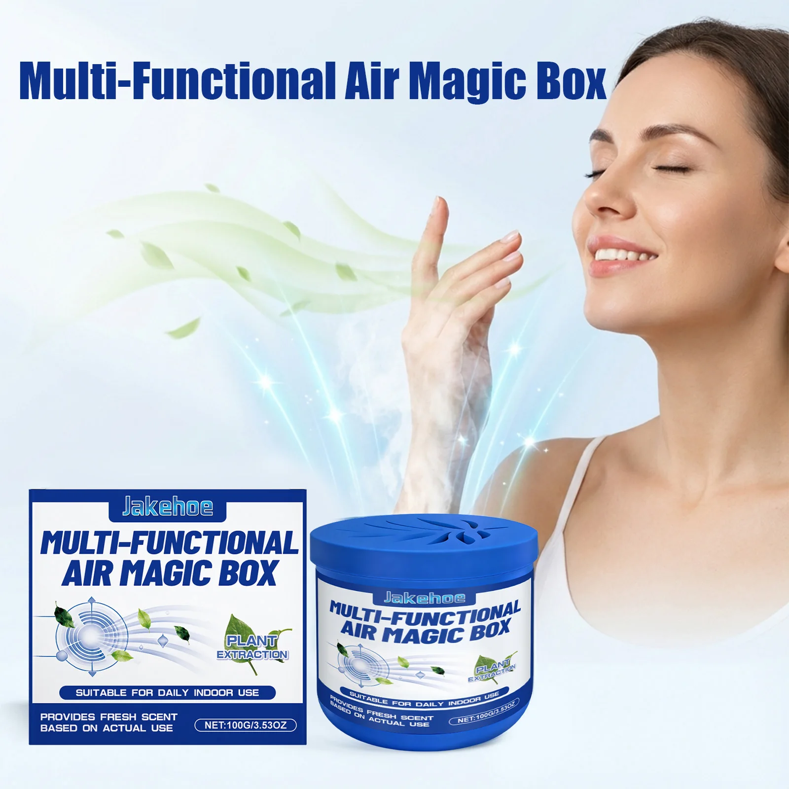 

Multi-Functional Air Magic Box Moisture Absorption Indoor Air Purification Odor Eliminator Fresh Scent for Home Closet Bathroom