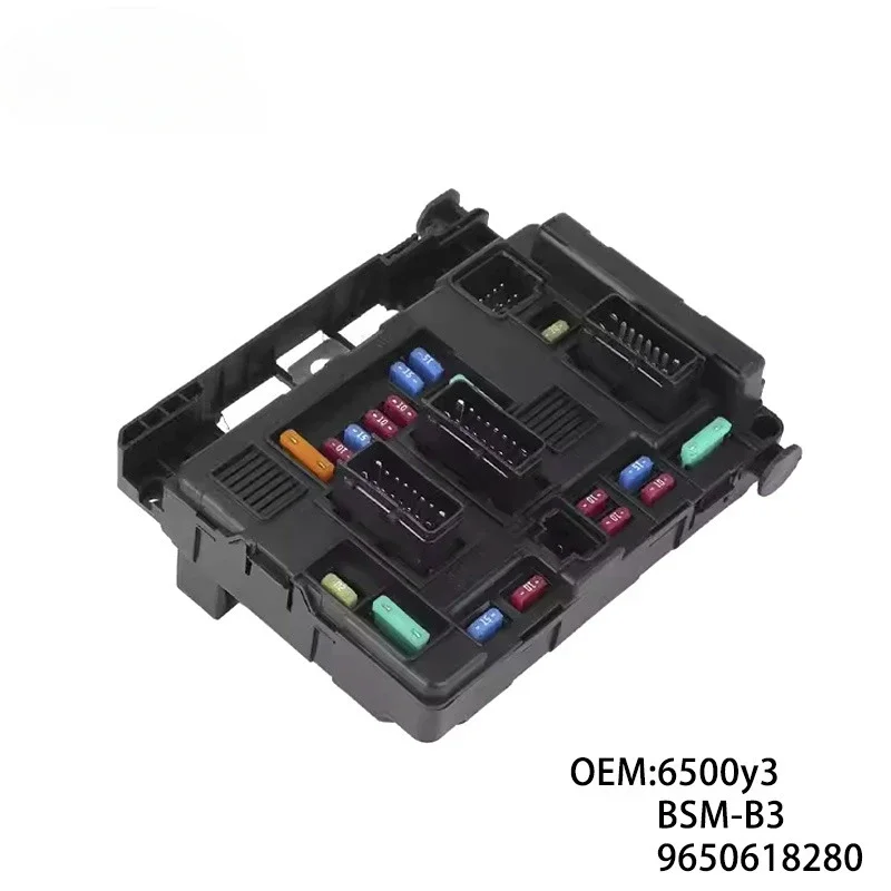 

6500y3 BSM-B3 9650618280 for Peugeot 206 Citroen C2 Fuse Box Auto Parts 1pcs