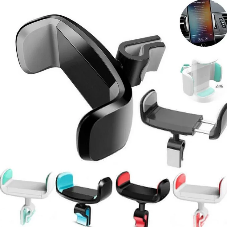 

Universal Car Air Vent Phone Holder 360° Rotatable Mini Stand Anti-Shake Auto Interior Accessories