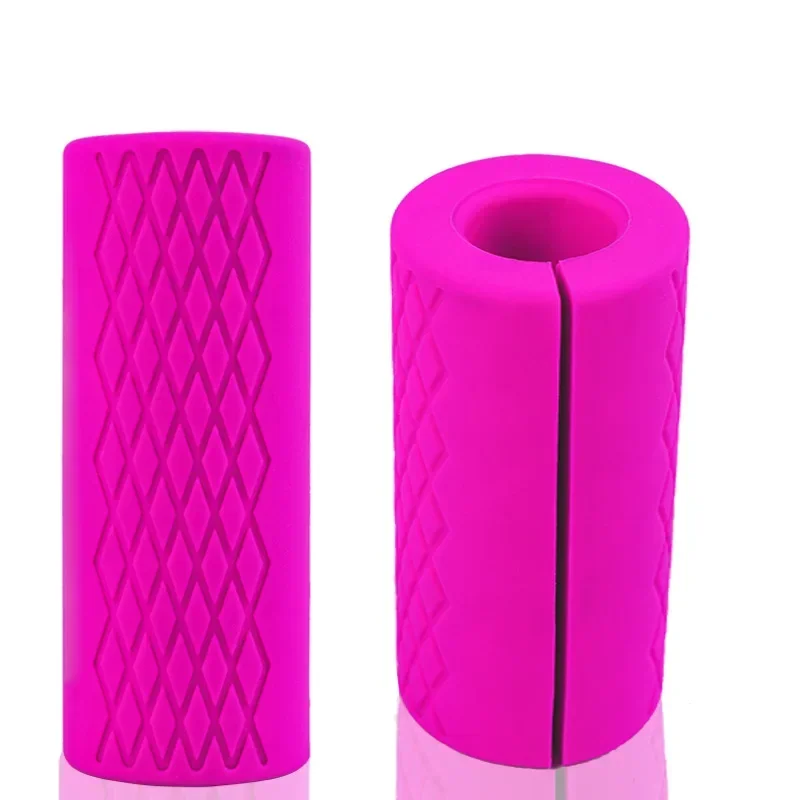 Dumbbell Barbell Handle Silicone Anti Slip Protective Pad for Pull-up Weight Lifting Support Gym Fitness Training