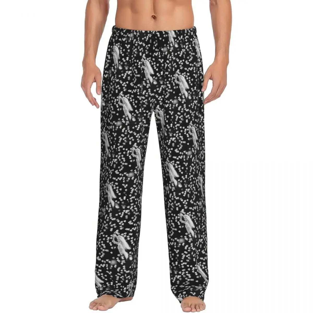 سروال بيجامة مخصص للمغني كارول جي للرجال ملابس نوم برباط للنوم مع جيوب