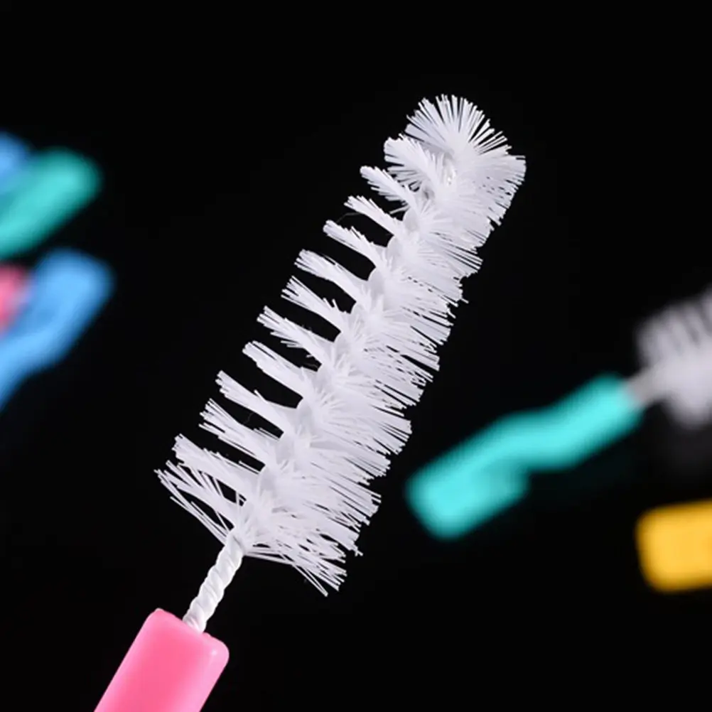 20Pcs Baby Pacifier Cleaning Brush Set Eco-Friendly Handle Soft Sponge Bristles Hang-Dry Design for Hard-to-Reach Areas Residue