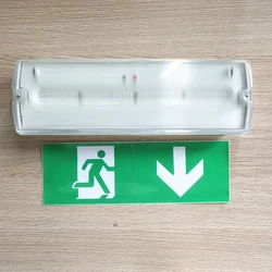 Ip68 Waterproof Emergency Light Three Proof Light High-Quality Exit Indicator Lamp Emergency Lighting Ac85-265v