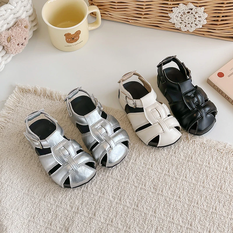 

Baby Girls Casual Sandals Summer Children Beach Sandals Non Slip Soft Sole Kids Cut-outs Princess Shoes Infant Toddler Shoes