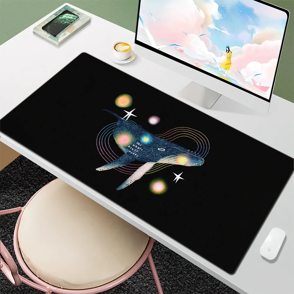Funny Fashion A-A does art Colorful Mouse Pad Desk Mat Large Non-slip Anti-fray Keyboard Ergonomic Office Rubber PC Home Custom