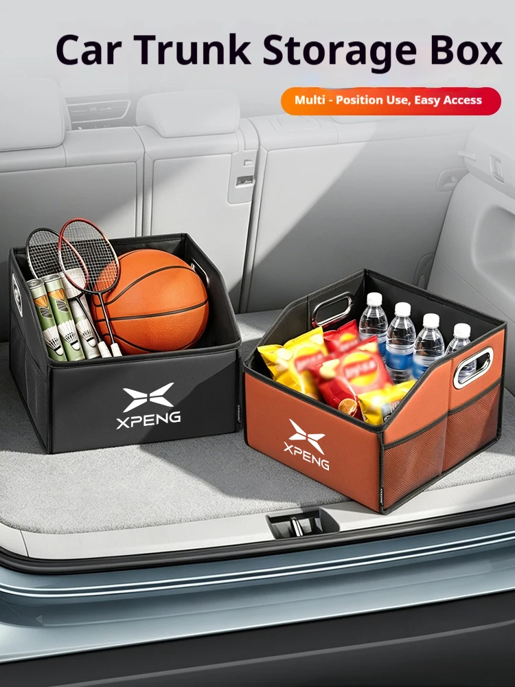Auto-Kofferraum-Organizer, Aufbewahrungsbox für Picknick und Camping im Freien, für Xpeng P7 + G9 G6 P5 X9 G7 N5 E29 MONA M03 Zubehör