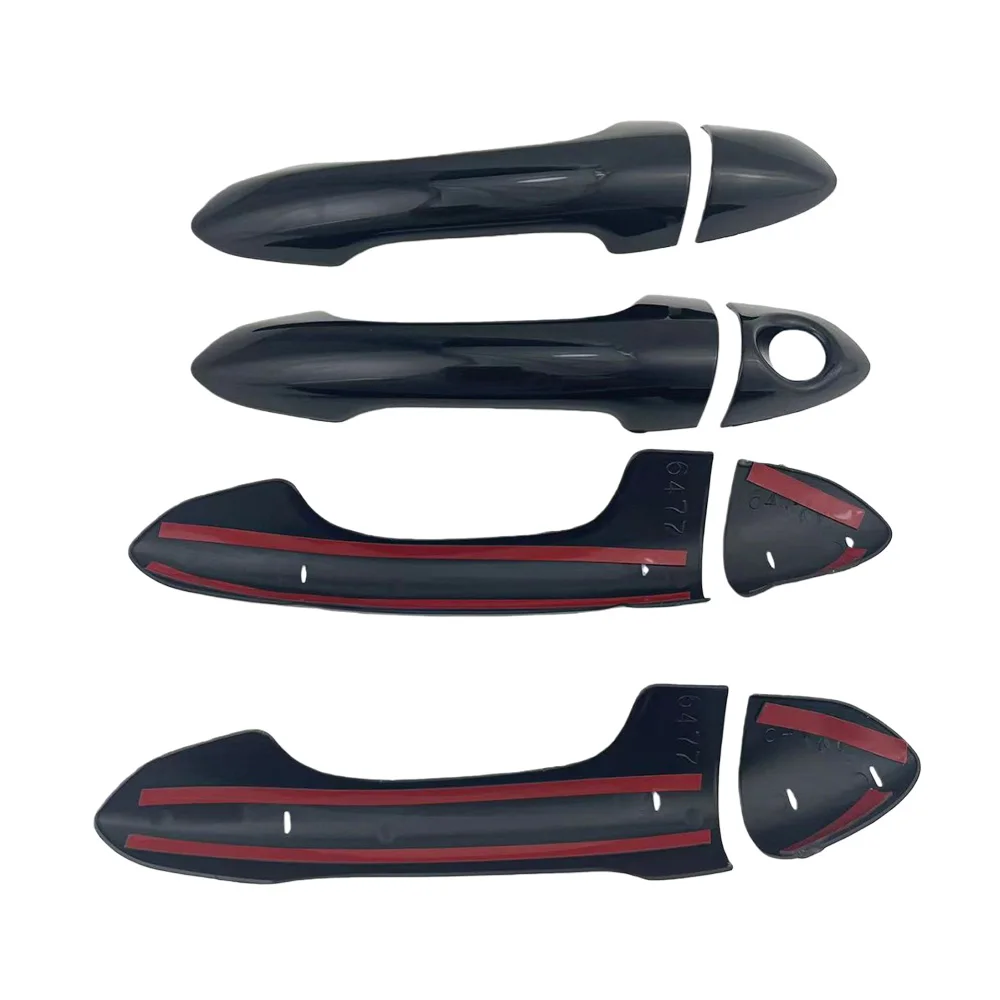 Copertura della maniglia della porta in plastica ABS per Kia Carens 2013 -2018 Decorazione auto Auto Aggiornamento Accessori per auto Car Styling Trim Pasta Style