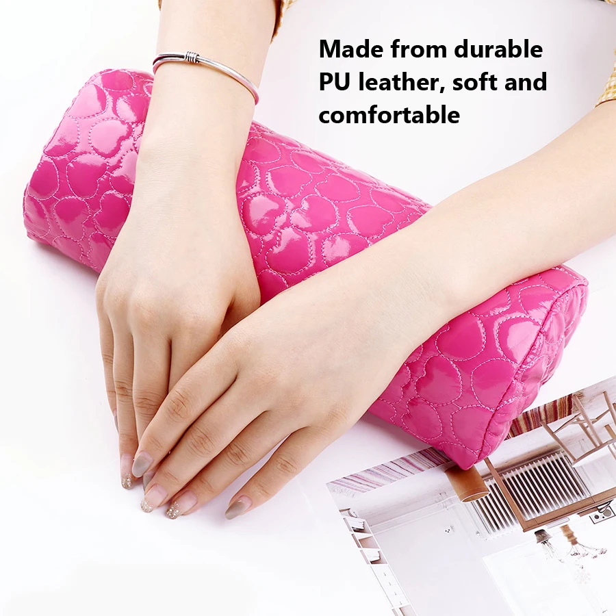 Hand Arm Rests Semicircle Cushion Pillow Nail Art Design Manicure Care Beauty Salon Tool