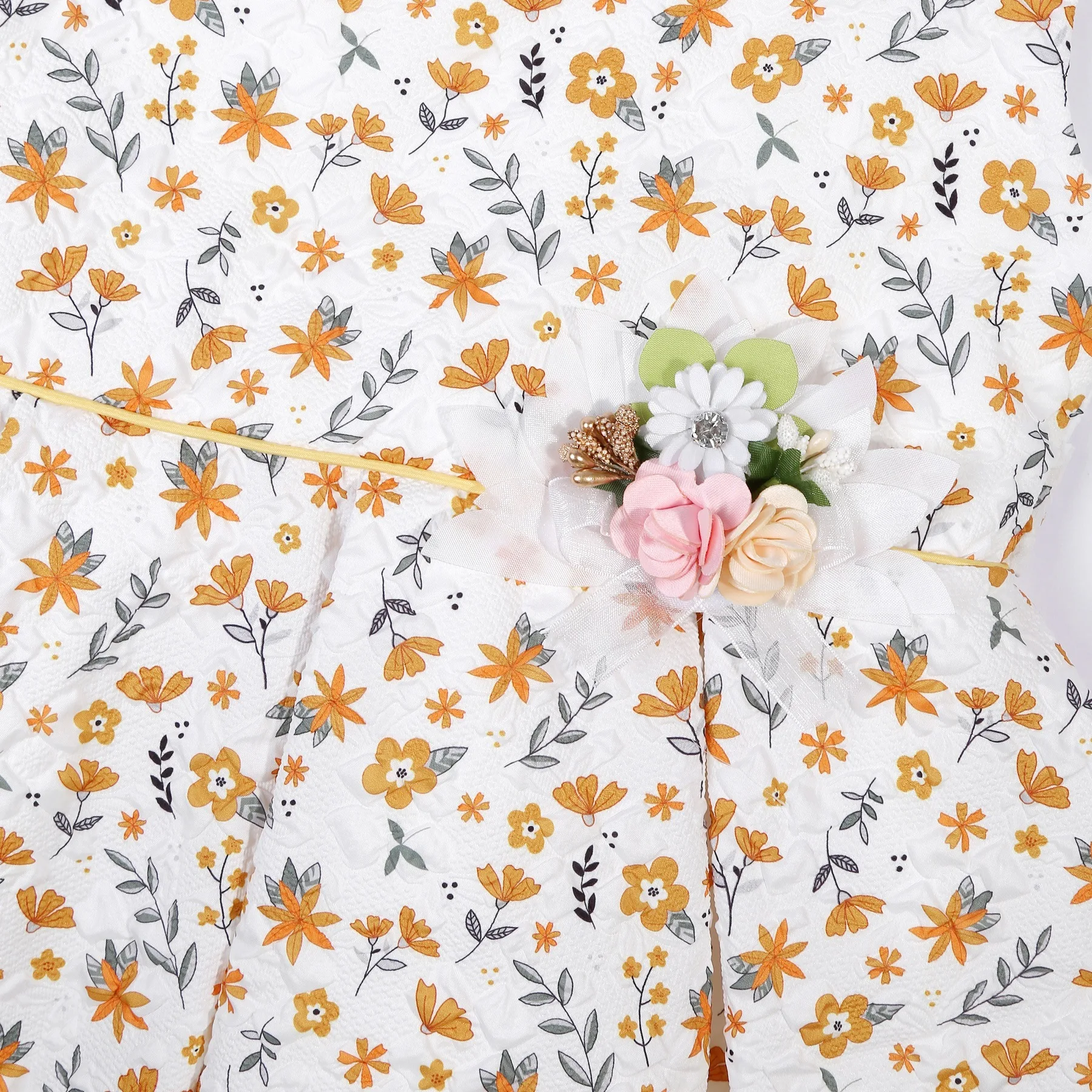 فستان بناتي من HETISO فستان صيفي للأطفال مطبوع عليه زهور بدون أكمام من القطن ملابس أعياد الميلاد للأطفال من عمر 2 إلى 10 سنوات