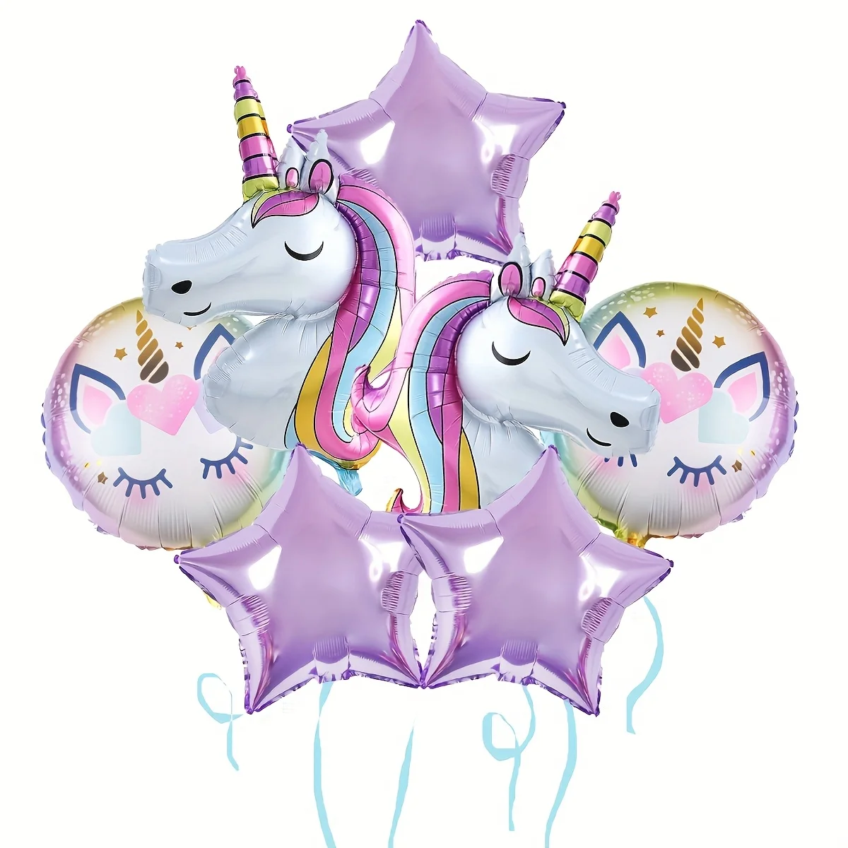 1 مجموعة قوس قزح يونيكورن موضوع احباط بالونات حفلة عيد ميلاد الديكور الاطفال اللعب الهواء Globos استحمام الطفل زينة الزفاف الهدايا