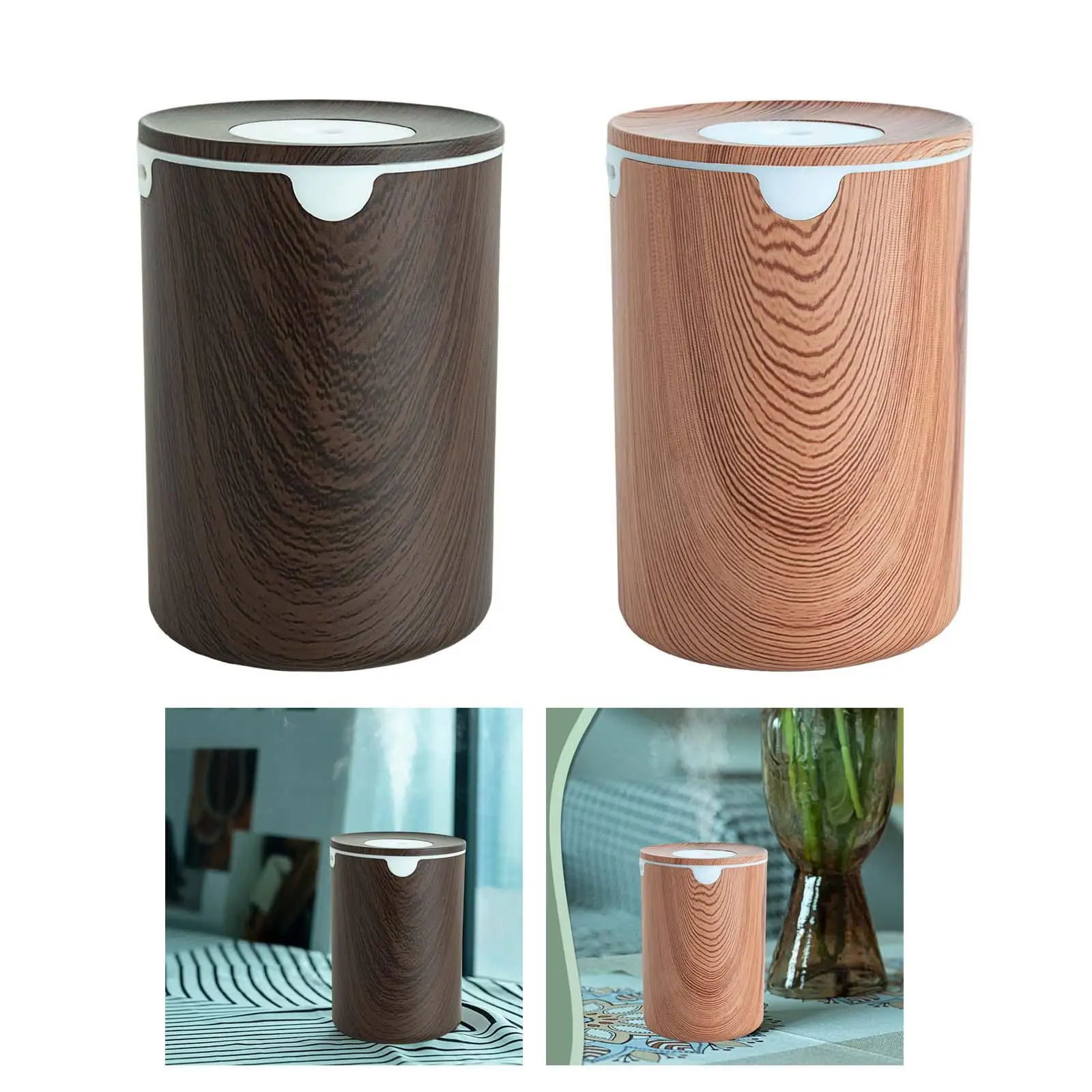 Mini Air Humidifier Silent USB Night Light for Tabletop Living Room