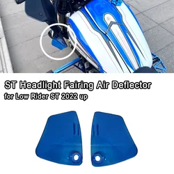 Motorcycle Accessories Colorful PC ST Headlight Fairing Air Deflector for Harley Low Rider ST 2022 UP High Quality