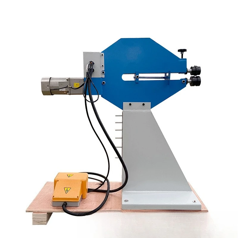 Electric ball roller crimping machine U-shaped groove large throat depth adjustable foot pedal