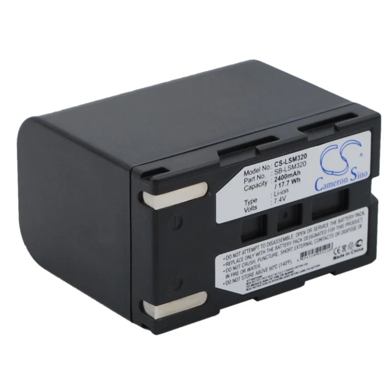 Li-ion Camera Battery for Samsung, 7.4V, 2400mAh, Compatible Models: SC-D263, SC-D351, VM-DC160, VM-DC560, VP-D351, VP-D351i