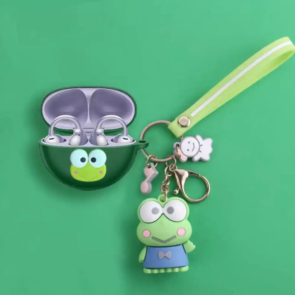 حافظة واقية لسماعات الرأس من كارتون أنيمي ميني ماوس لهاتف هواوي، غطاء حماية مضاد للسقوط من السيليكون الناعم