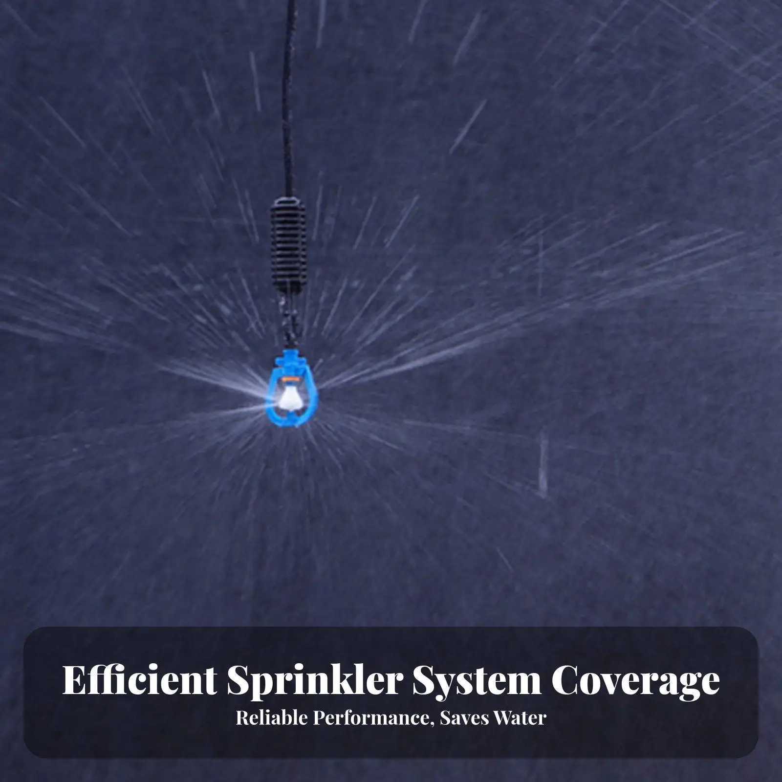 Spray Sprinkler Full Coverage Rotary Head Irrigating Nozzle for Garden Grass Watering Automatic System