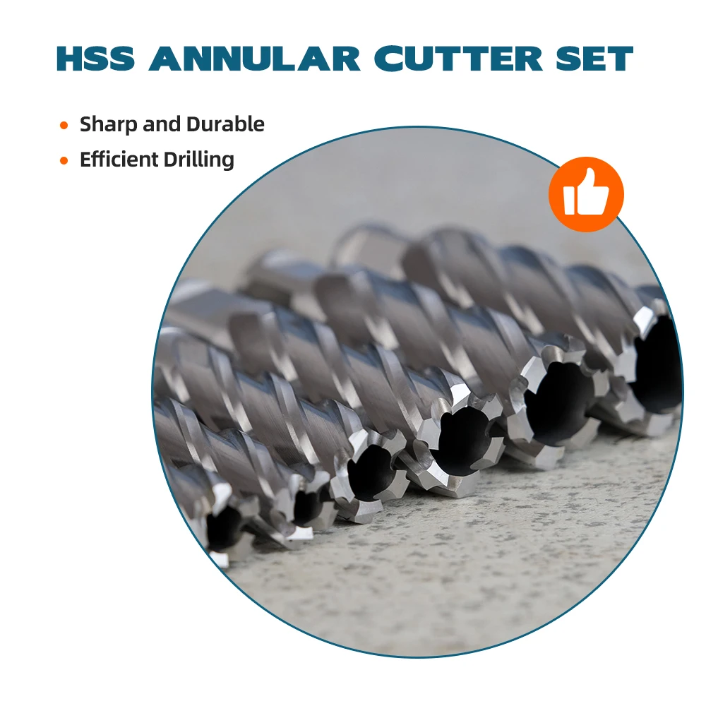 6PCS Set Annular Cutter 3/4