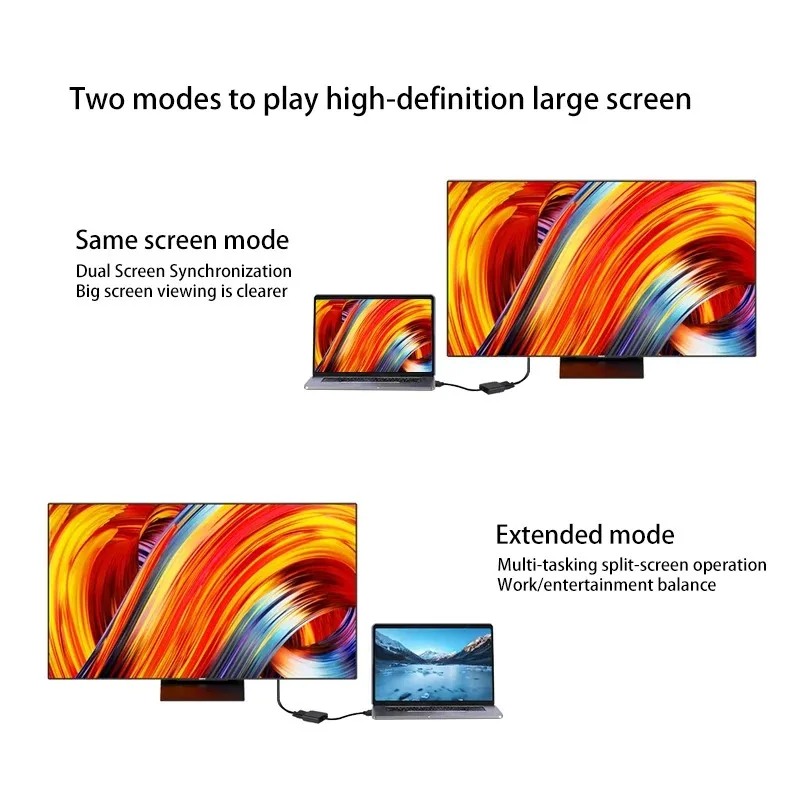 High Speed HDTV To VGA Adapter HDTV A Male To VGA Female Converter HD Scaler Video Cable Cord Converter For PC Laptop image 5