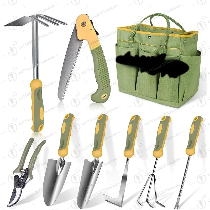 مجموعة أدوات سقي مجرفة ومشط عالية الجودة، أدوات يدوية لزراعة الحديقة، مجموعة البستنة المنزلية #1