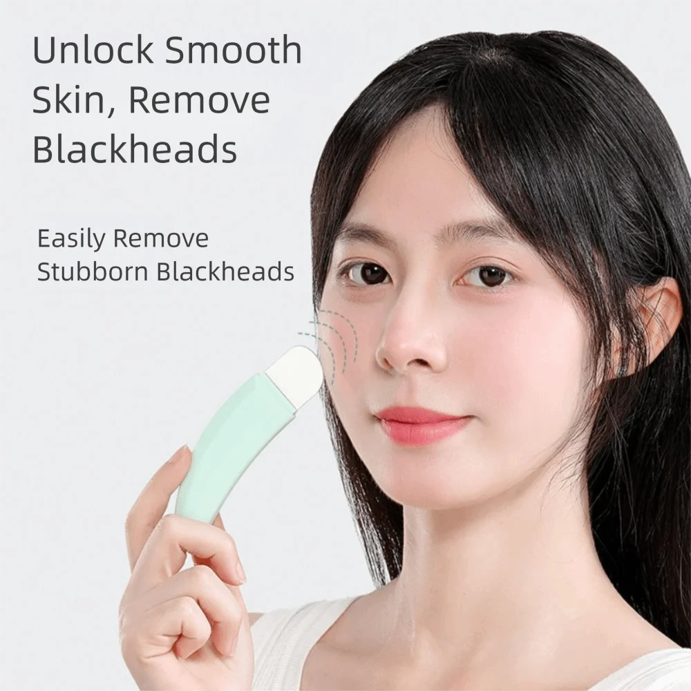 Outil d'élimination des points noirs du visage, nettoyage en profondeur, élimine les points blancs, l'acné, spatule faciale portative, dissolvant de sébum pour outil de soins de beauté