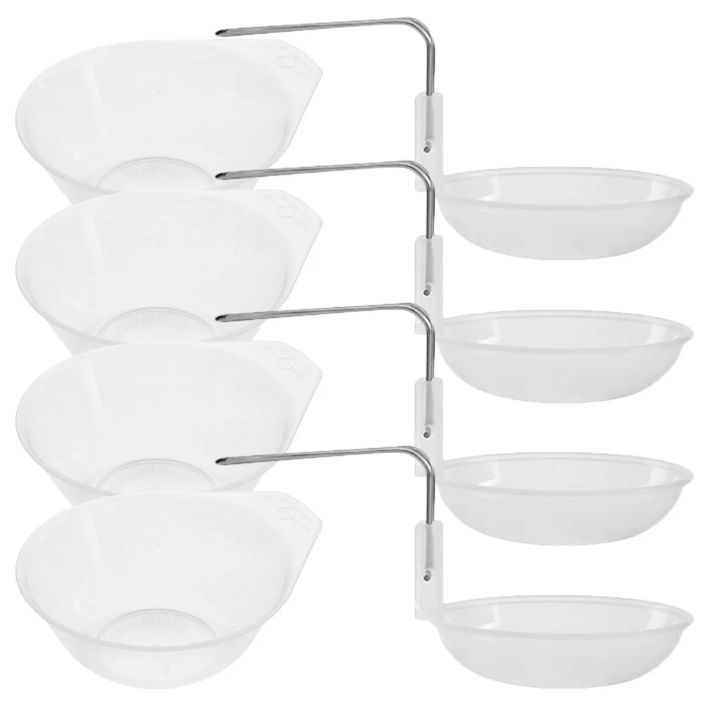 

1Set Reusable Transparent Plastic Bowls and Spoon Lightweight Stackable Outdoor Camping Serving Bowl Set Multi-Function Small