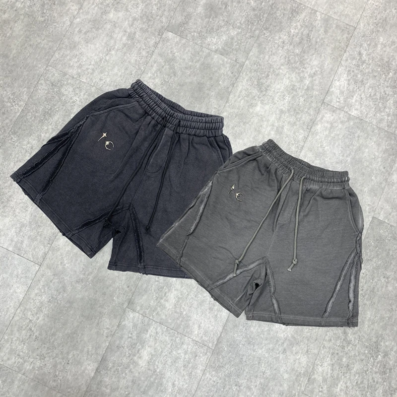 

Thug Club 2026 New American-Style Metal Star & Moon Washed Vintage Loose-Fit Summer Shorts for Men