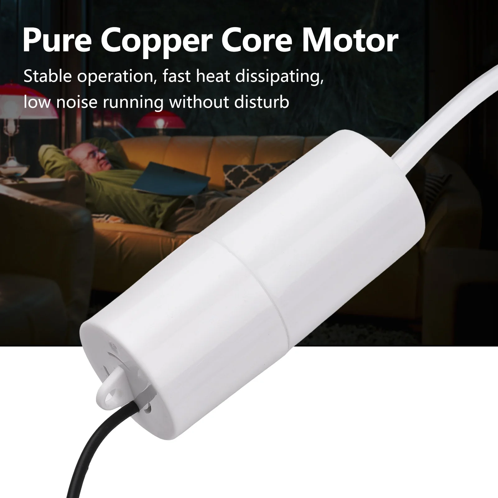 Pompa Udara untuk Akuarium Akuarium Pompa Udara USB Pompa Oksigen Kecil dengan Gesper Gantung Tabung Batu Udara untuk Ikan Memancing Di Luar Ruangan