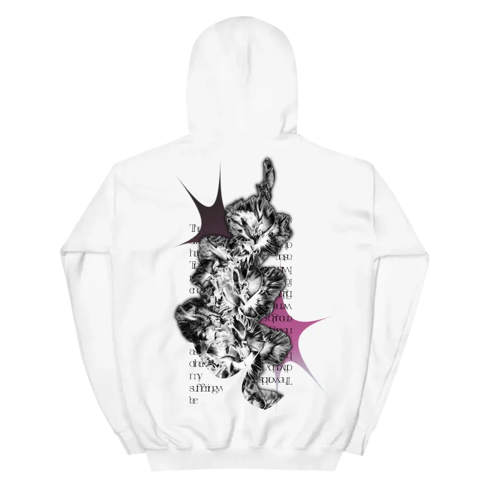 Acid Gladiolus Flower Metal Avant-garde Women's Hoodie Men's Hoodies Sweatshirts Normcore Minimalist Oversized Original