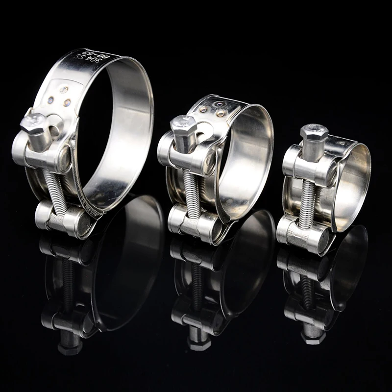 1 قطعة 304 الفولاذ المقاوم للصدأ مشبك خرطوم قوي لأنابيب الهواء والمياه العادم دائم ختم عالية القوة ، أداة لحام إصلاح #2