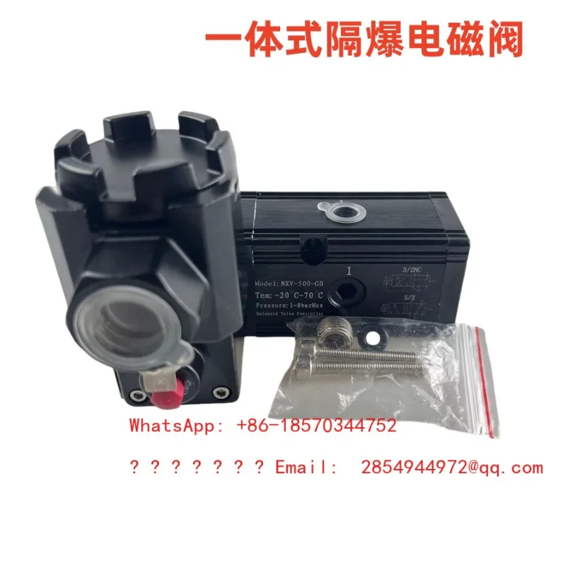 Integrated Explosion-proof Solenoid Valve Aluminum Lujin Coil CT6 Pneumatic Valve NXV-500-GB/AC220V