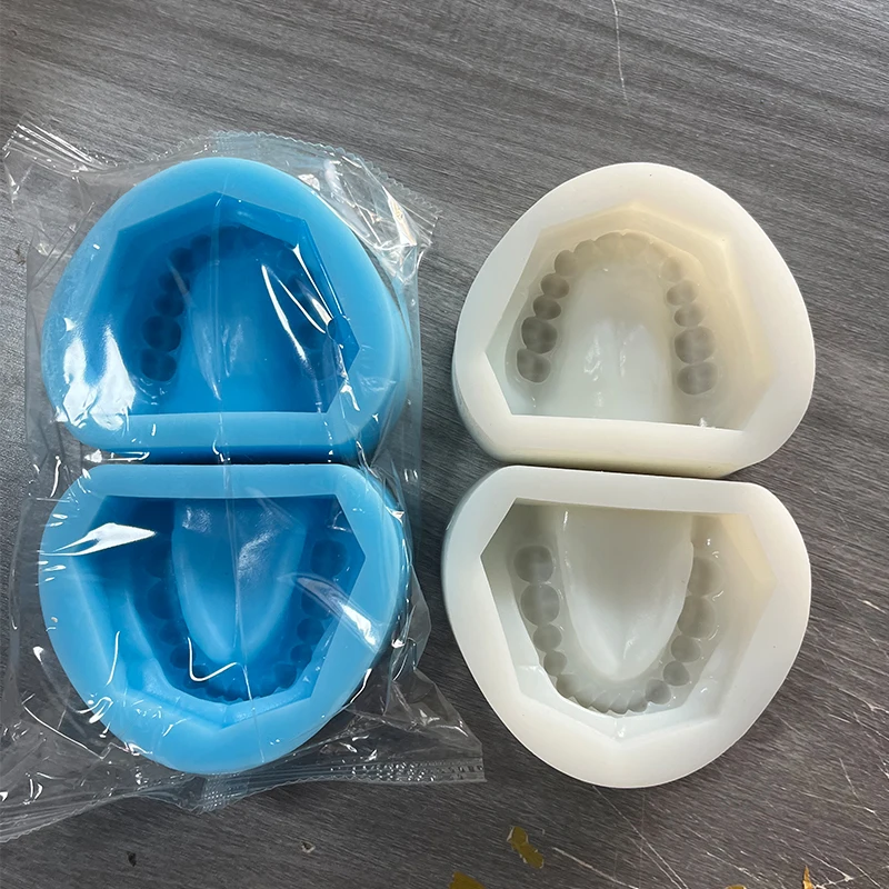 1 Pair Lab Teeth Model Education Standard Lab Silicone Female Mold Lab Tooth Study Teaching Plaster Models Making Moulds s