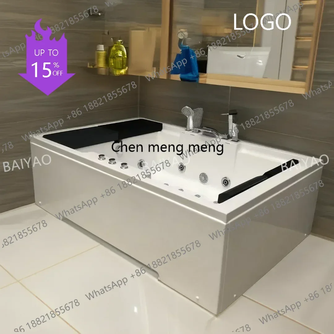 PPP A SPA Jacuz Bathtub with Massage Jets, Smart System, LED Lights, Custom Colors, Ideal for Villas and Hotels