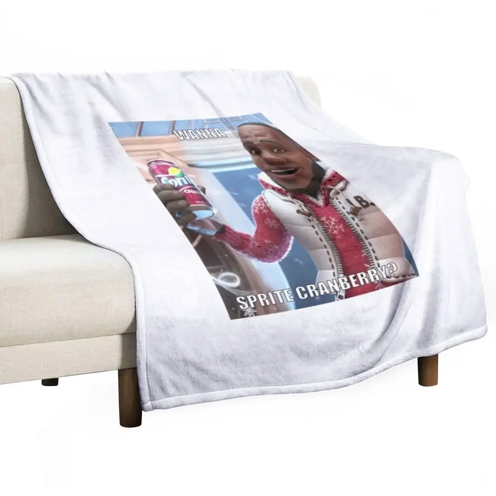 Sprite Cranberry - Wanna Sprite Cranberry? Meme ****TOP ZOZZLE**** Throw Blanket warm for winter Cute Plaid Blankets