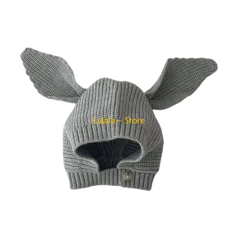 

Y4QA Детская шапочка с милыми ушками. Теплая и удобная шапка. Стильная и практичная шапка-бини для маленьких мальчиков и