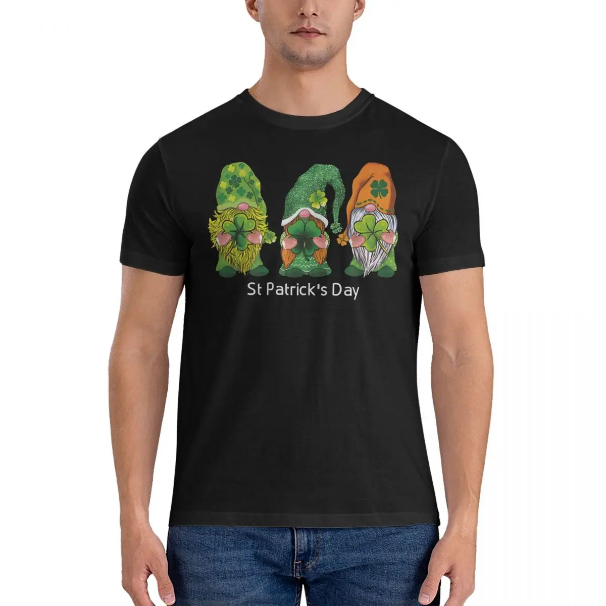 Мужская винтажная футболка из чистого хлопка, с коротким рукавом