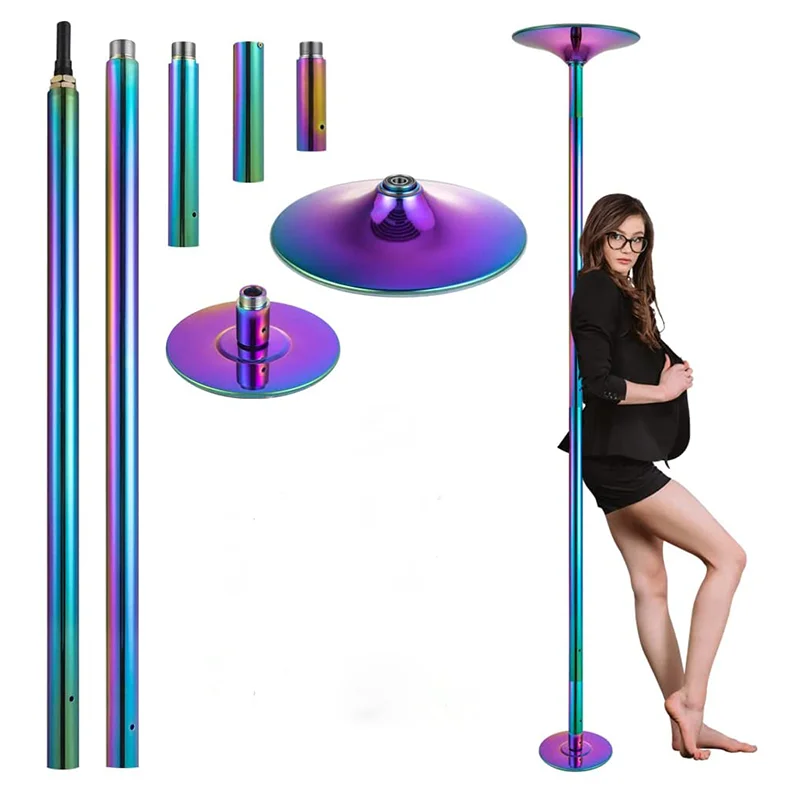 

Stripper Pole Dance for Home Spinning Static Pole Dancing 45 mm Removable Gym Beginners and Professionals for Bedroom Party Club