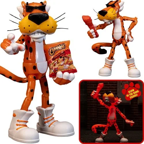 [pre-order] Jada Toys 1/12 Cheetos Chester Cheetah Flamin' Hot Glow-in-the-Dark 6-Inch Action Figure Model Toy Anime Gift