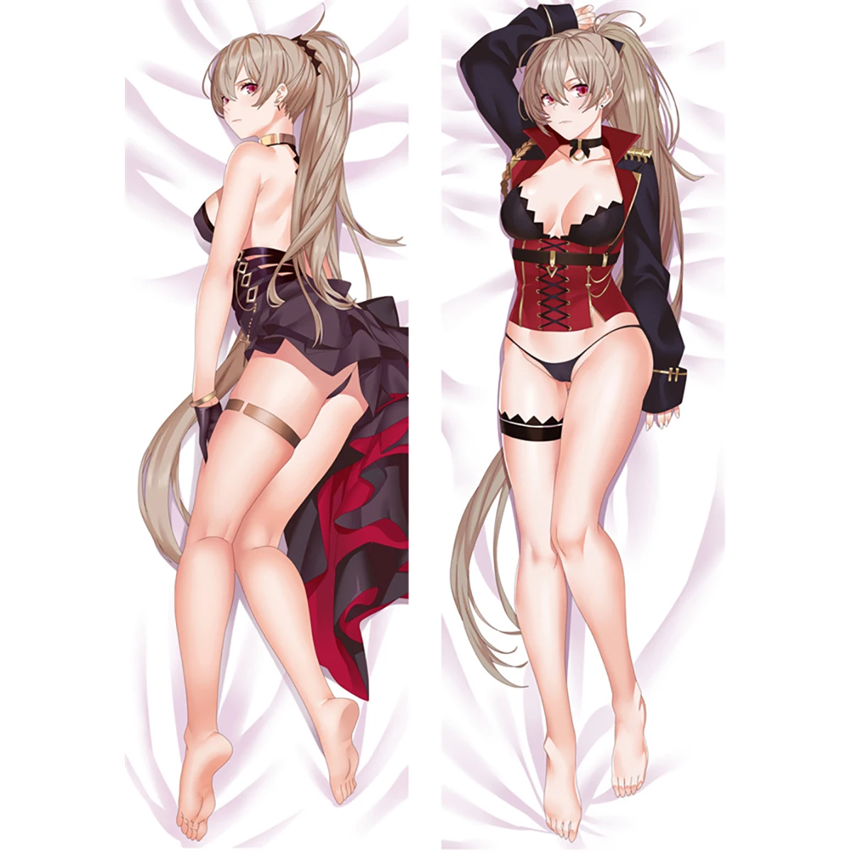 

Azur Lane Anime Accessories Pillow Case Jean Bart Dakimakura Hugging Body Pillowcase Otaku Gifts