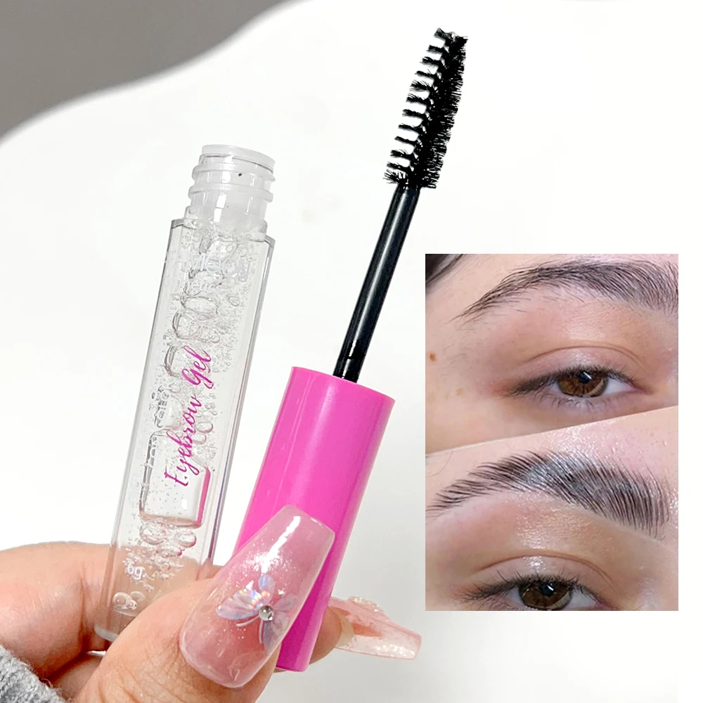 Langdurige Wenkbrauwcrème En Styling Wenkbrauwgelset Waterdichte Vloeibare Wenkbrauwverkleurende Gel Zwarte Natuurlijke Mascara Tint Make-Up