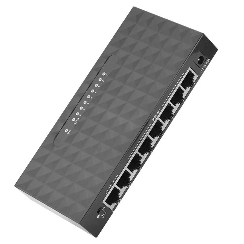 

8 Ports Gigabit Smart Switcher 10/100Mbps RJ45 Hub Internet Splitter Switch Ethernet High Performance Ethernet Network Switch