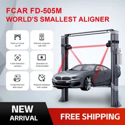 FCAR FD-505M 4 wheel alignment tool camber corrector 5D aligner for car chassis repair 2 post car lift wheel alignment machine