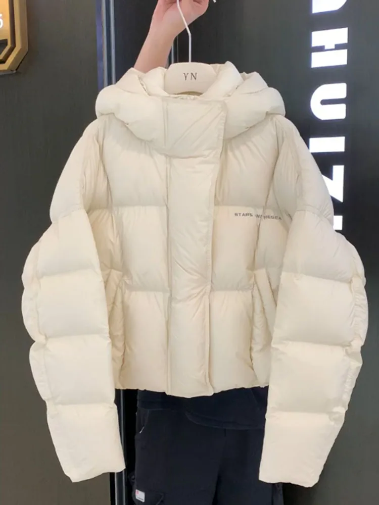 Unique ort Puffer Jaet femmes hiver 2025 nouveau coréen Sle haut de gamme pain manteau Thi vêtements d'extérieur couleur Beige coréen Faion