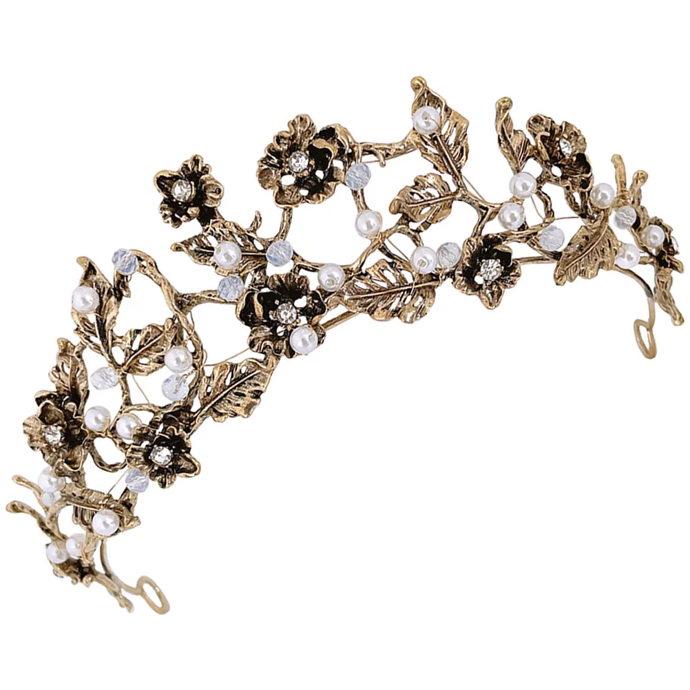 

Elegant Crystal Crown Hair Decor for Bride Wedding Headdress Prom Birthday Party Festival Photo Prop Exquisite Delicate Female