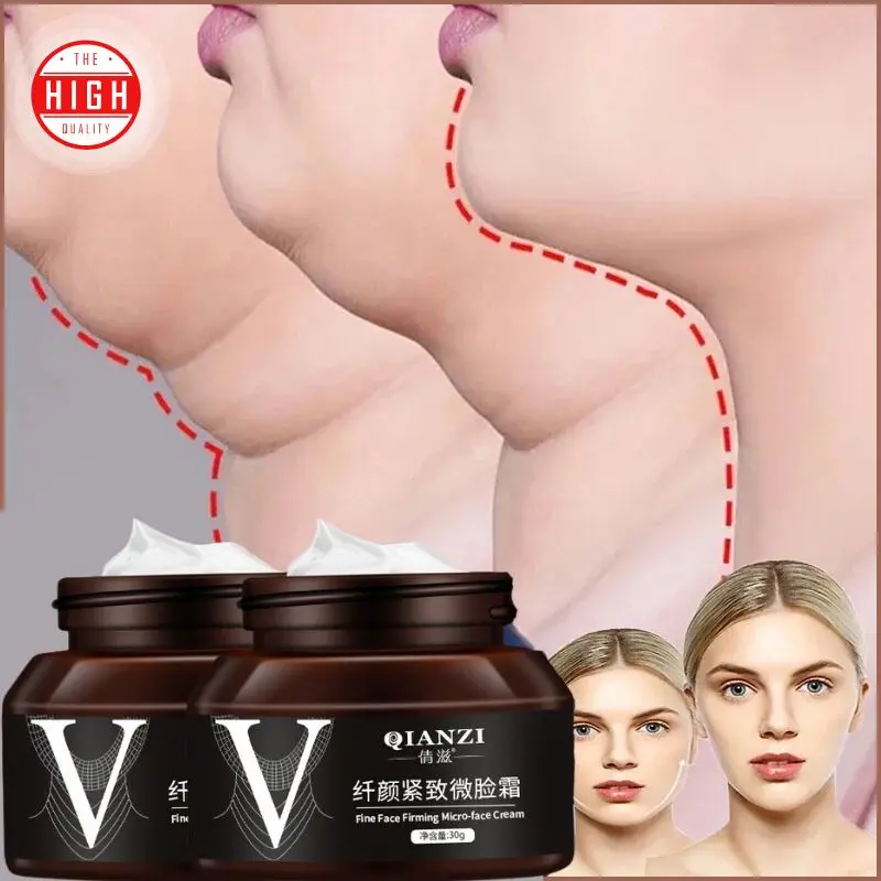 V Shape Slimming Cream Firming Face-lift Remove Masseter Muscle Double Chin Tighten Mandibular Fat Burning Cream Fade Neck Lines