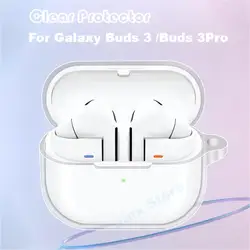 Custodia trasparente per auricolari per Samsung Galaxy Buds 3 Pro Cover Protector cuffie in Silicone morbido custodia protettiva Skin Buds3 Box